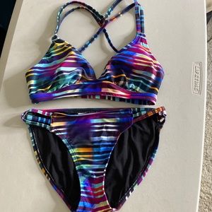 Athleta bikini set top XXS bottom XS